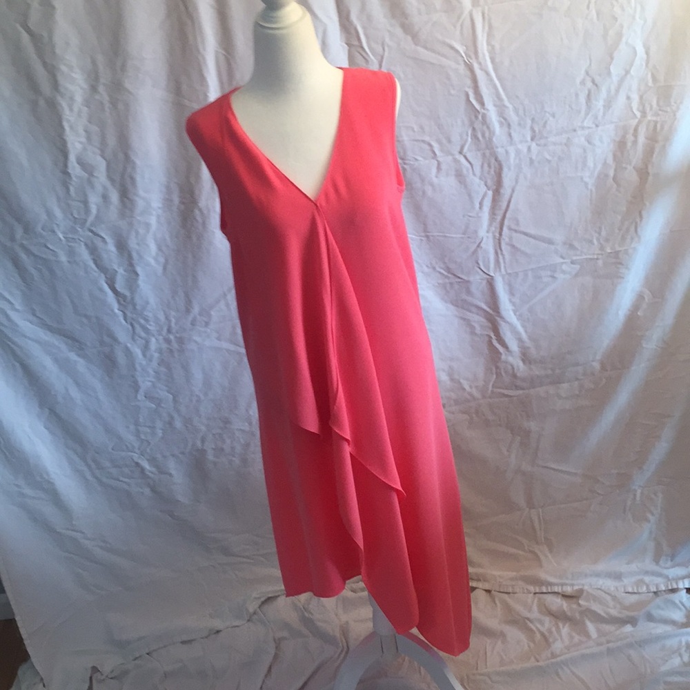 Coral party dress, size 6